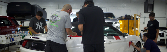 Sign up today for one of our car wrapping classes