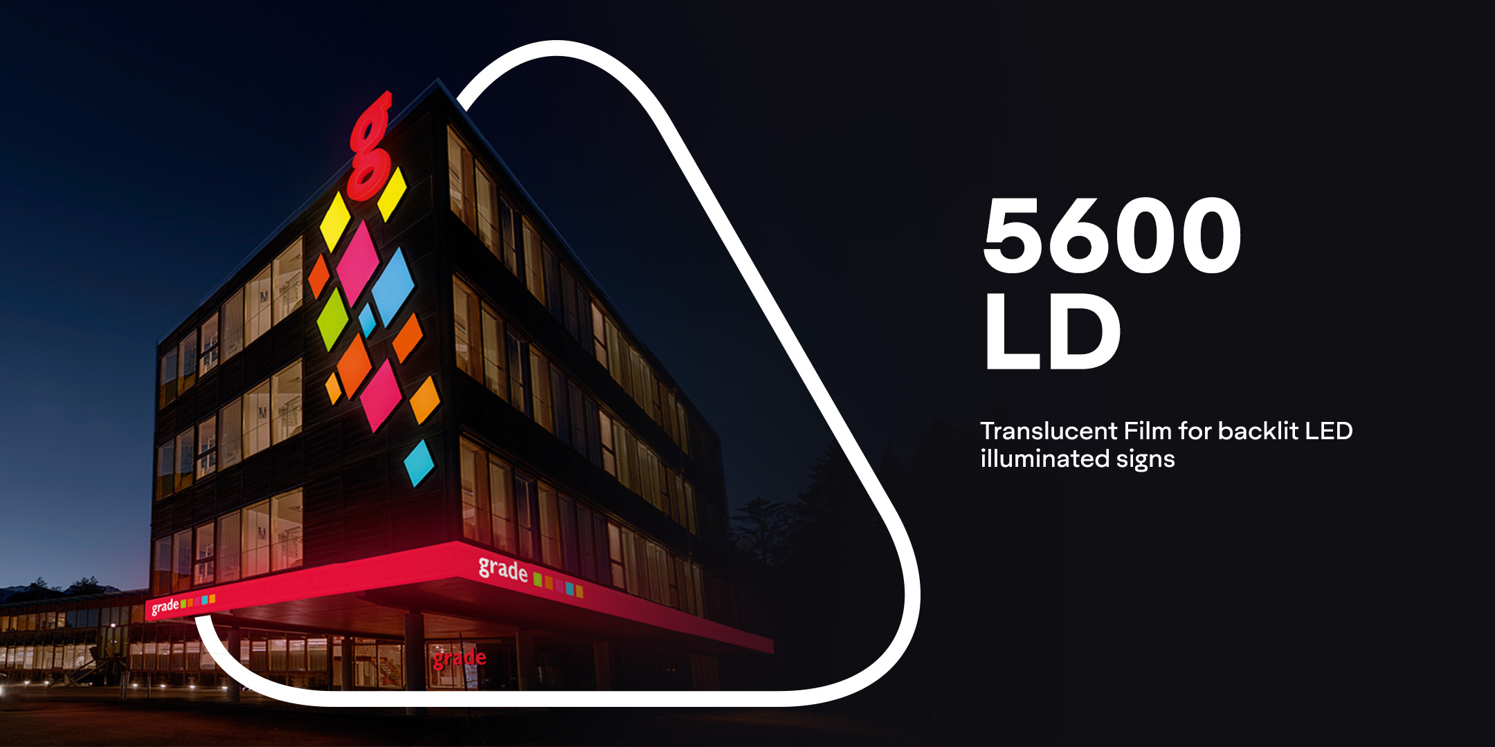 Avery Dennison 5600 LD - ​​Translucent Film for backlit LED illuminated signs