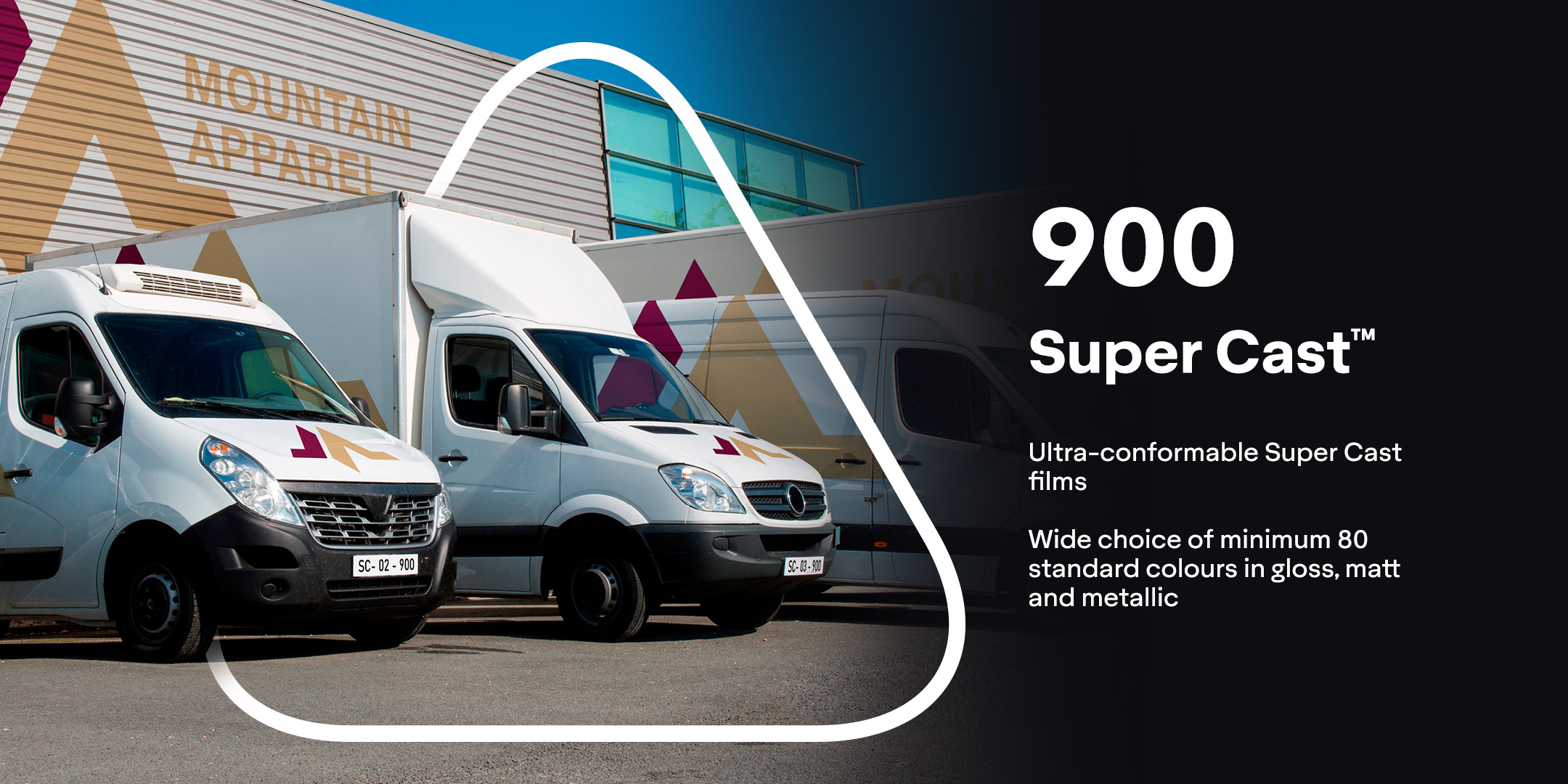 Avery Dennison 900 Super Cast - ultimate choice for long-term brandind signage