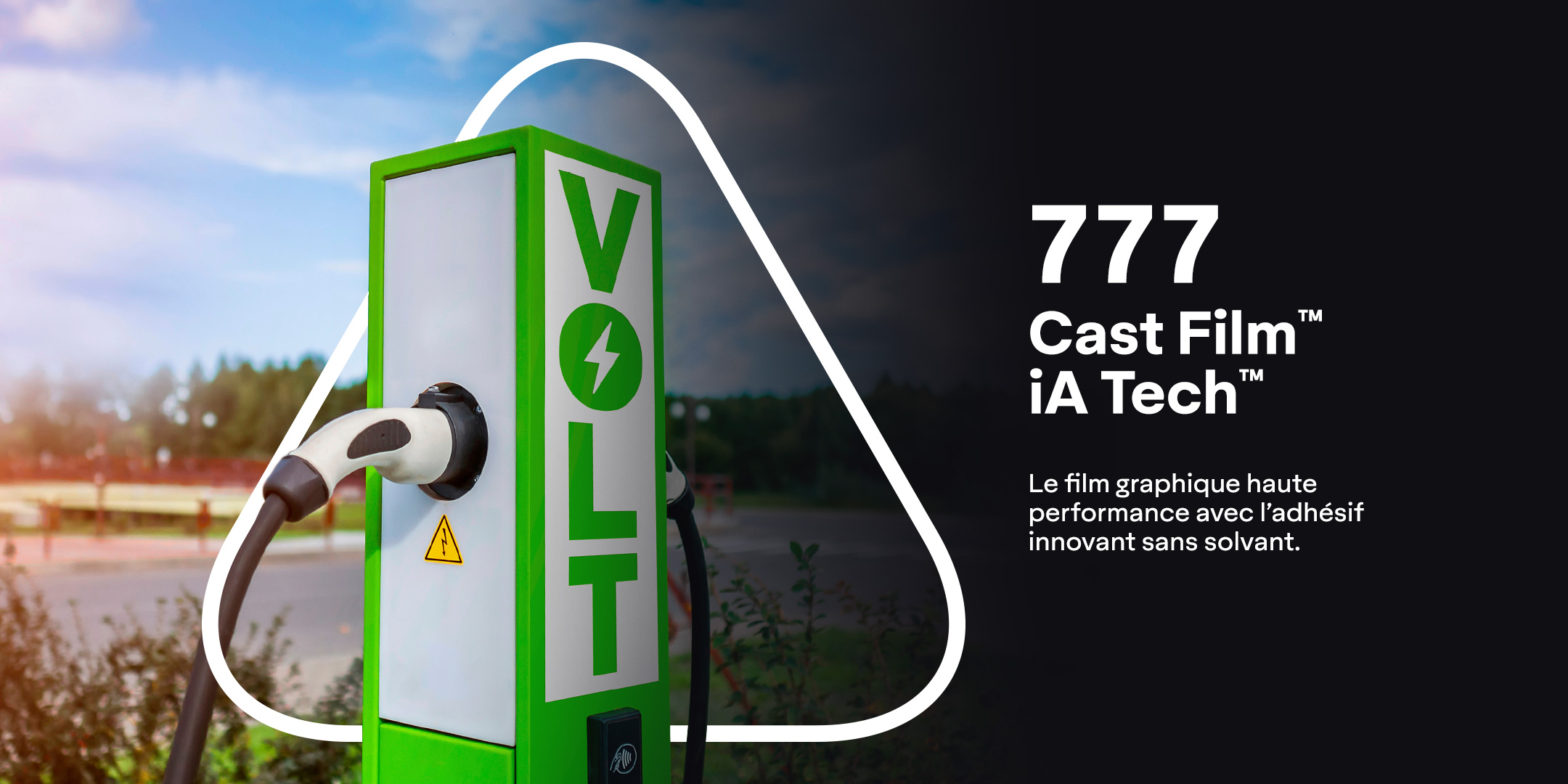 Avery Dennison  777 Cast Film Series - le film graphique haute performance avec l’adhésif innovant sans solvant.