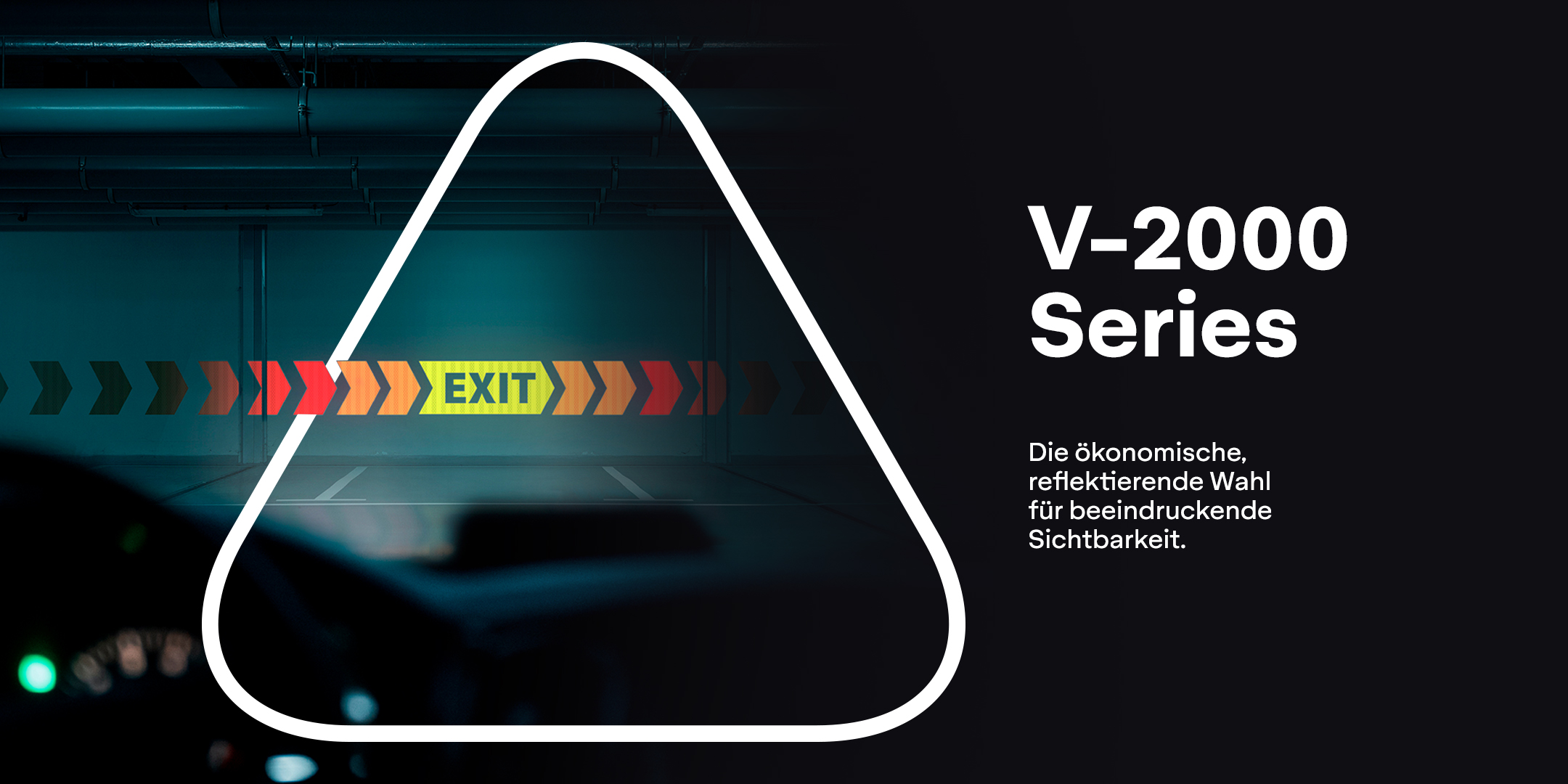 V-2000 signage film - Die wirtschaftliche reflektierende Wahl für wirkungsvolle Sichtbarkeit. 