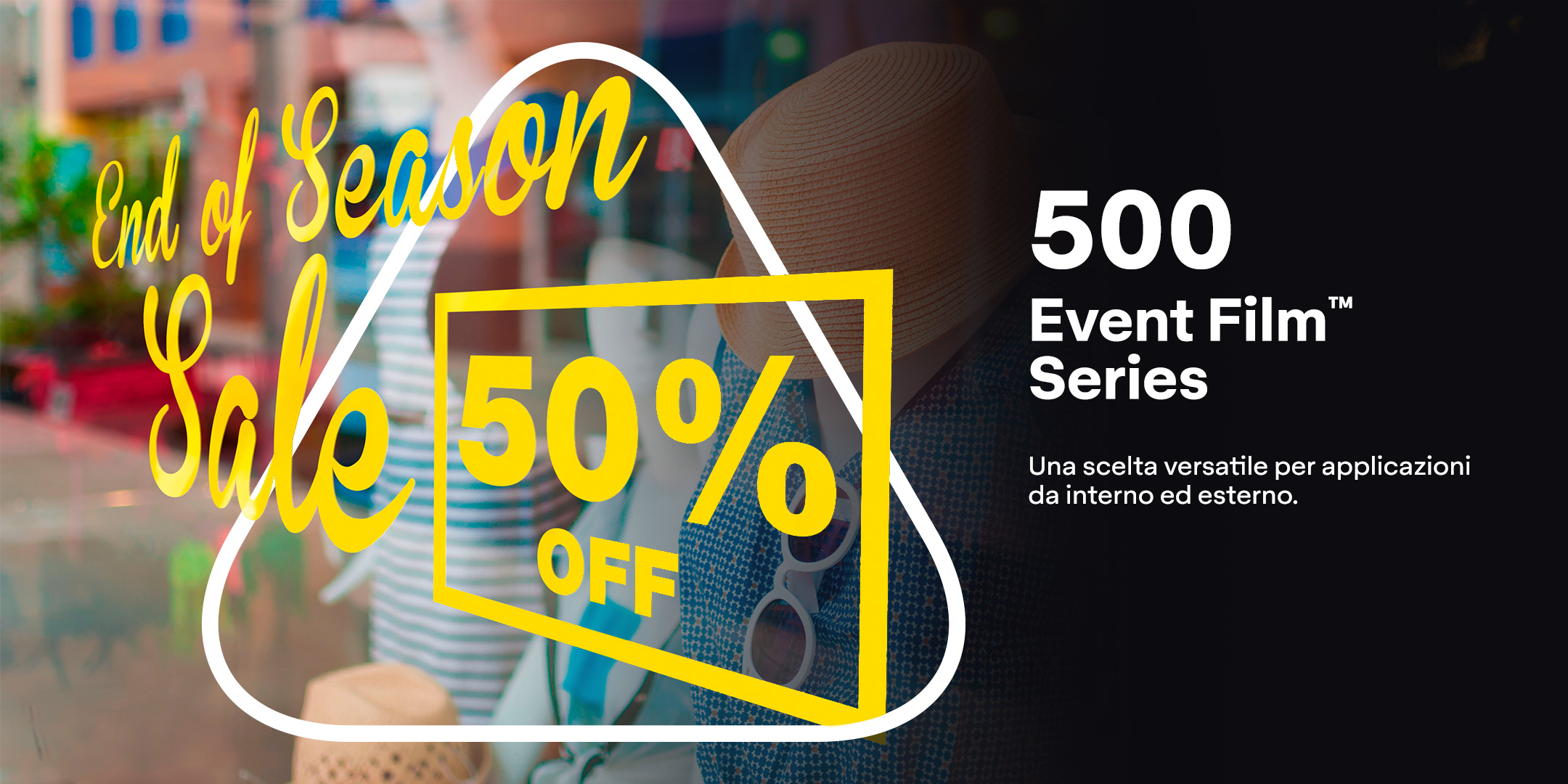 500 Event Film - Avery Dennison - versione lucida e opaca