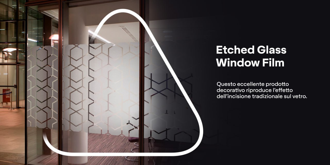 Avery Dennison Etched Window Film - for privacy