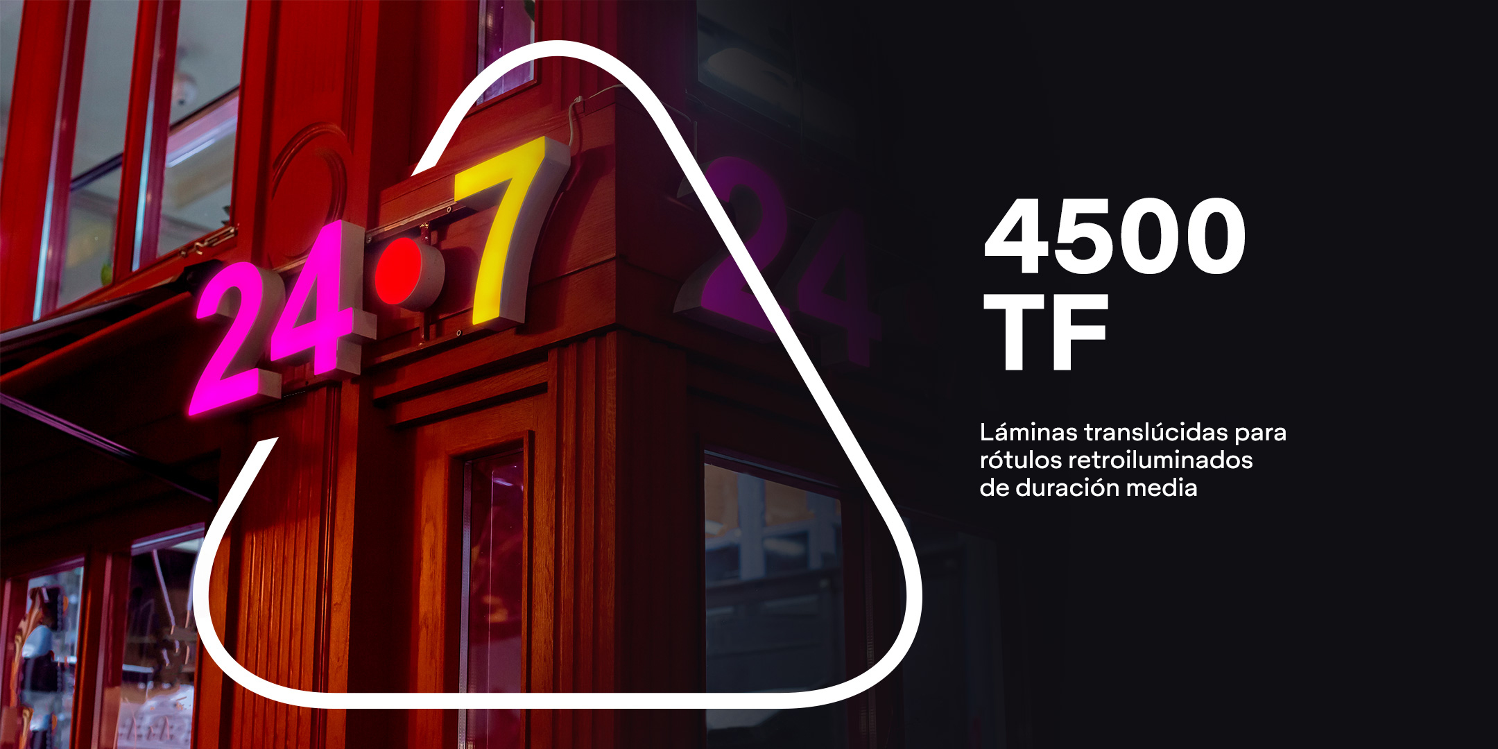 Avery Dennison 4500 TF - Films traslúcidos para rótulos retroiluminados de duración media