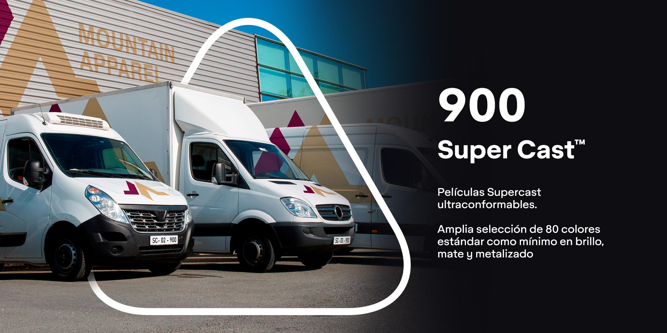 Avery Dennison 900 Super Cast - Películas Supercast ultraconformables