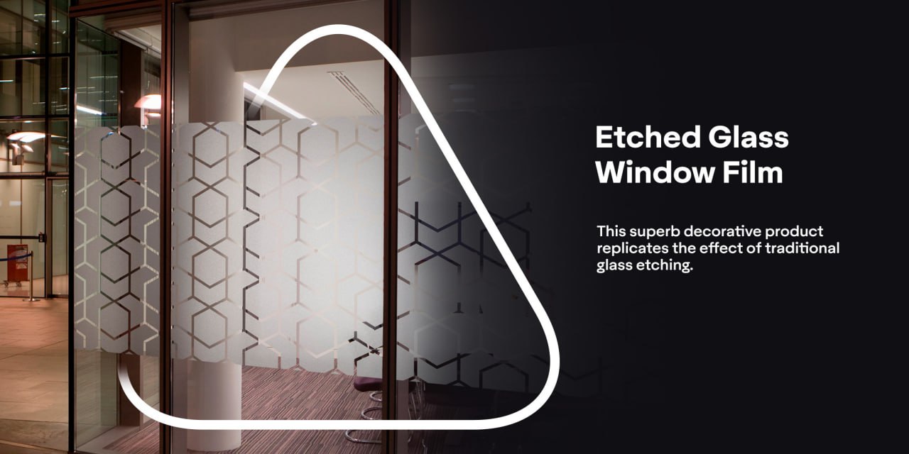 Avery Dennison Etched Window Film - for privacy