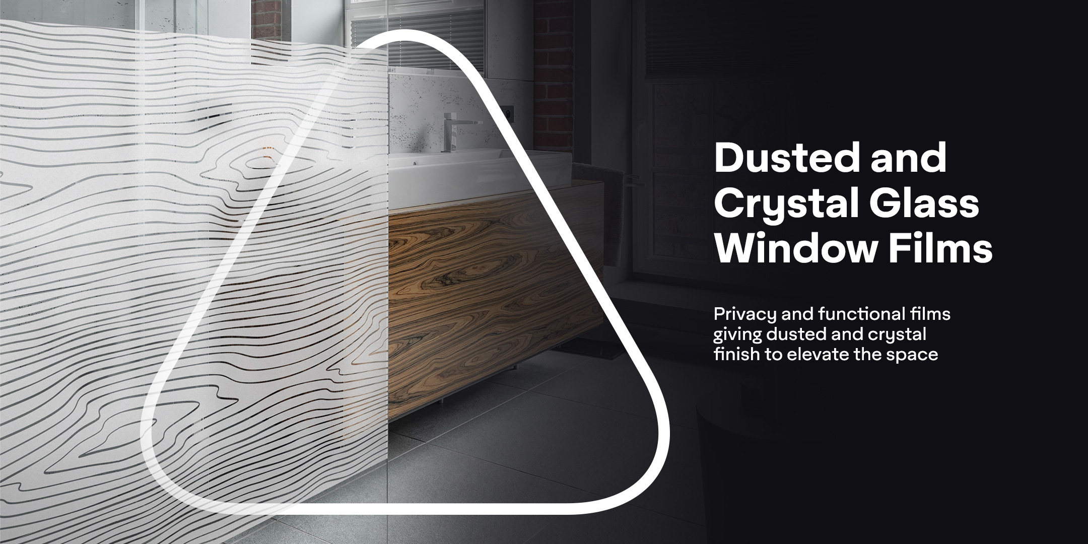 Avery Dennison Dusted and Crystal Window Films - for privacy