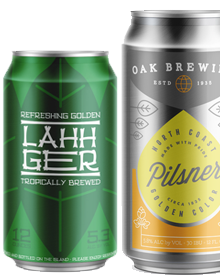 Bottles, Crowlers & <br>Cans