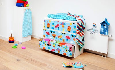 Case study self-adhesive ‘art’ to apply to IKEA furniture.