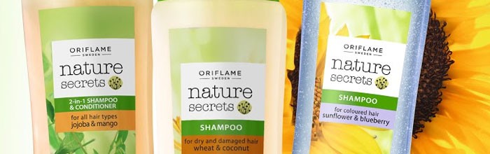 Oriflame Nature Secret bottles